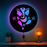 Ganesha Wall Hanging – Premium Acrylic Meditation Art for Home & Living Room Decor