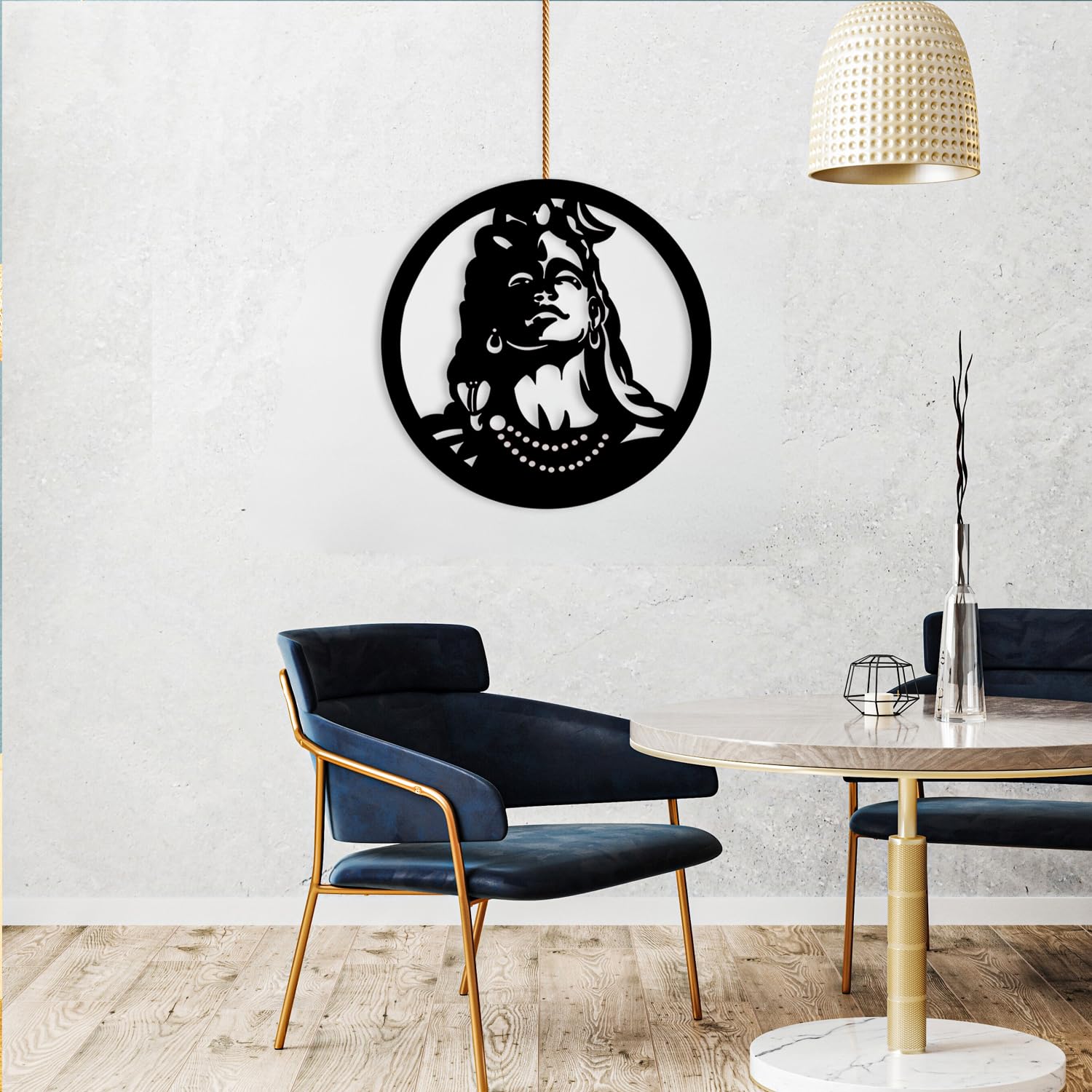 Glowitt Smart Neon Wall Lamp – Adiyogi-Inspired 3D Decor with App Control & Music Sync for Living Room | Bedroom | Gifts | Wall Hangings for Home Decoration | Modern Decor Items (12 X 12)