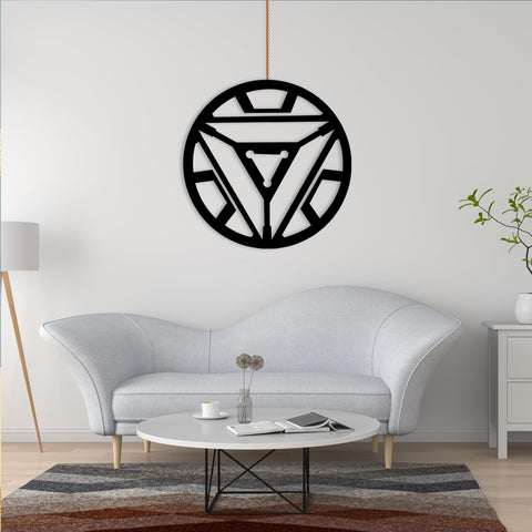 Glowitt Smart Neon Wall Lamp – Arc Reactor-Inspired 3D Decor with App Control & Music Sync for Living Room | Bedroom | Gifts | Wall Hangings for Home Decoration | Modern Decor Items (12 X 12)