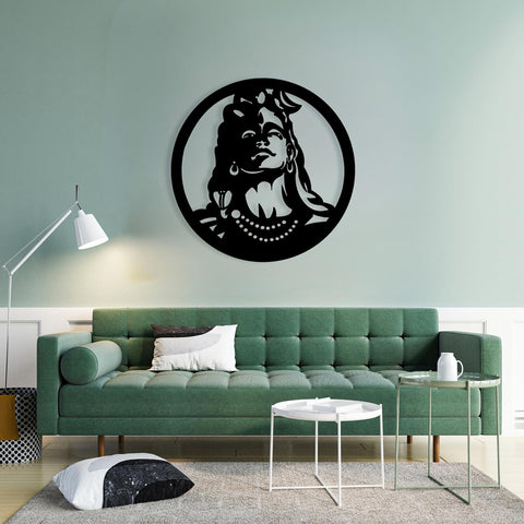 Glowitt Smart Neon Wall Lamp – Adiyogi-Inspired 3D Decor with App Control & Music Sync for Living Room | Bedroom | Gifts | Wall Hangings for Home Decoration | Modern Decor Items (12 X 12)