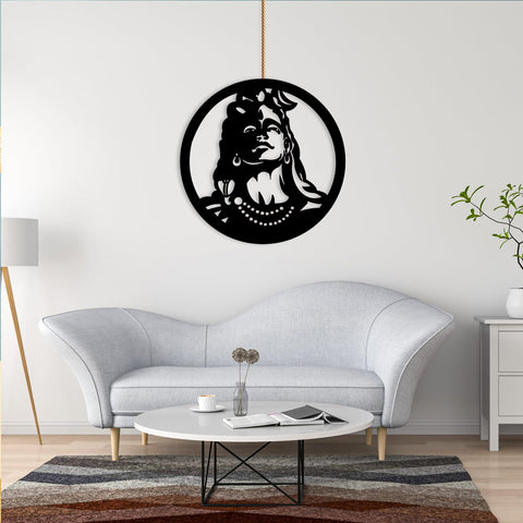 Glowitt Smart Neon Wall Lamp – Adiyogi-Inspired 3D Decor with App Control & Music Sync for Living Room | Bedroom | Gifts | Wall Hangings for Home Decoration | Modern Decor Items (12 X 12)