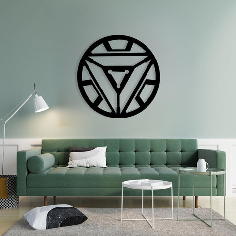 Glowitt Smart Neon Wall Lamp – Arc Reactor-Inspired 3D Decor with App Control & Music Sync for Living Room | Bedroom | Gifts | Wall Hangings for Home Decoration | Modern Decor Items (12 X 12)