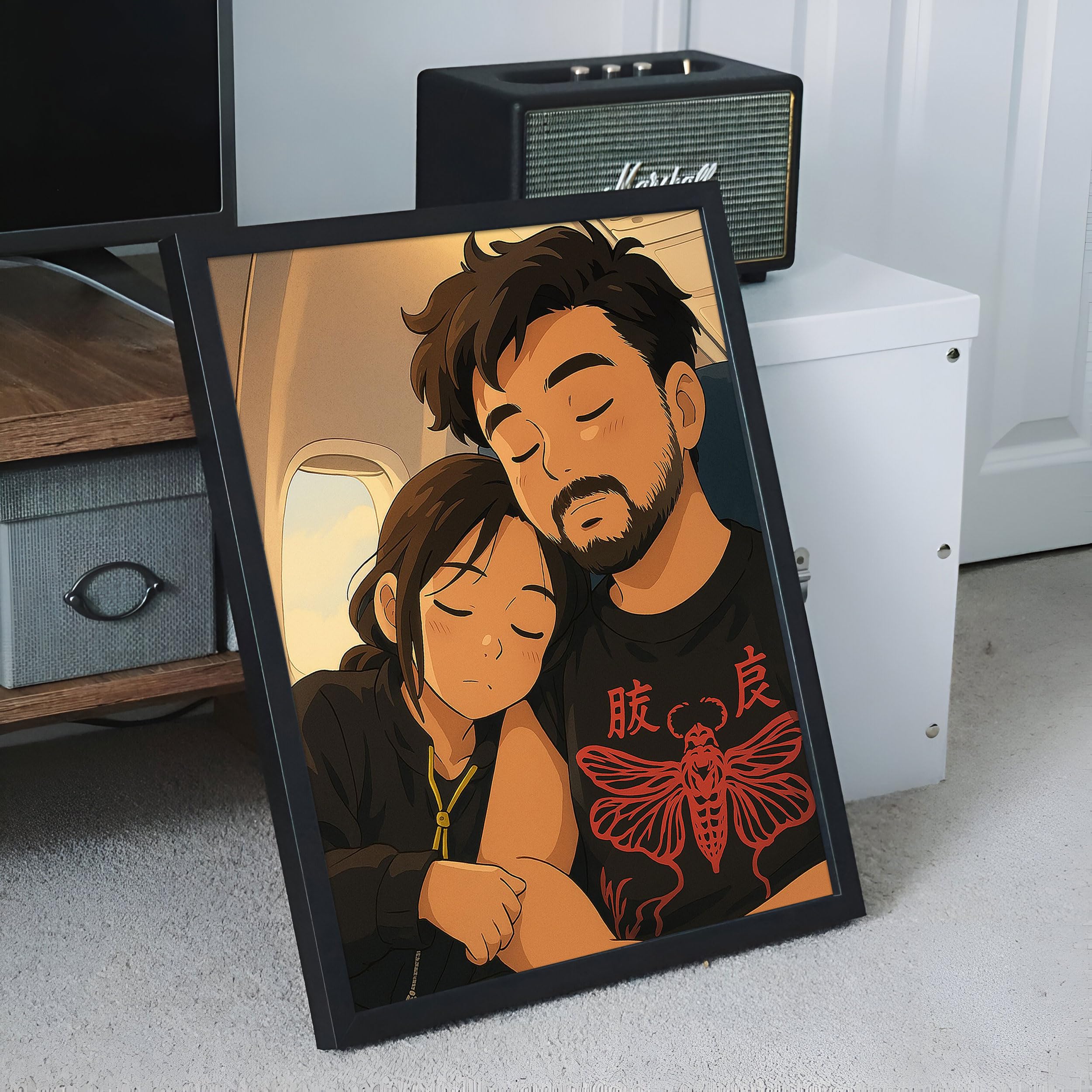 Glowitt Personalized Led Photo Frame - 4K UV Printed Led Photo Frame | Diwali Gift, Valentine Wedding Birthday Gift for Couple, Wife, Husband & Parents (Eternal Bliss, A4 (9 x 13))