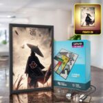 Itachi Brown LED Photo Frame / Lightbox Poster For Walls Or Tabletops